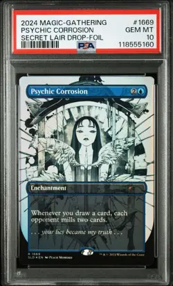 MTG Psychic Corrosion foil PSA10 - Image 2