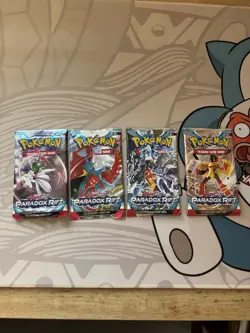 Pokemon Paradox Rift Booster Packs (X4) - All Artwork - New & Sealed - Image 1