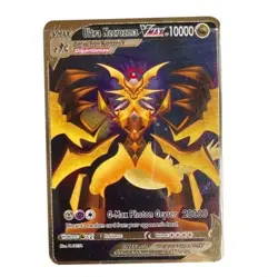 NEW Pokemon 10000point Metal Cards TCG Arceus VMAX Golden Pokemon Gifts For Kids - Image 1