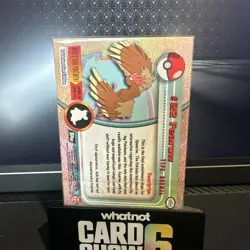 Topps Pokemon 22 Fearow Black Label NM - Image 2
