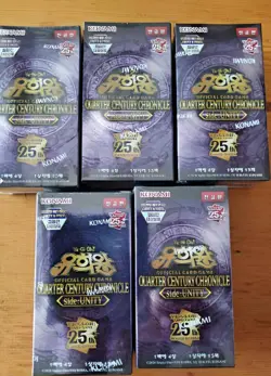 YuGiOh Quarter Century Art Collection QCAC-KR Korean Booster Box 15 Packs New - Image 3