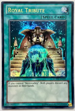 LCYW-EN195 Royal Tribute - Ultra Rare 1st Edition Lightly Played YuGiOh Card - Image 1