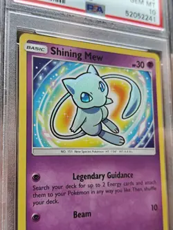 Pokemon Card TCG Shining Mew Holo Shining Legends 40/73 PSA 10 - Image 4