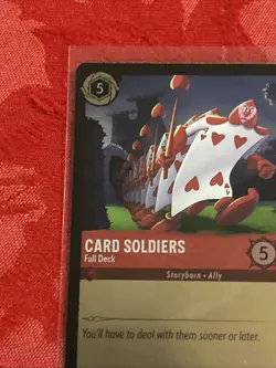FOIL Disney Lorcana Fabled - Card Soldiers - Full Deck - 122/204 FOIL - Image 3