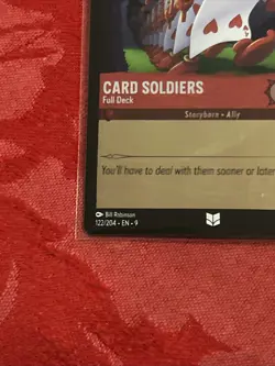 FOIL Disney Lorcana Fabled - Card Soldiers - Full Deck - 122/204 FOIL - Image 4