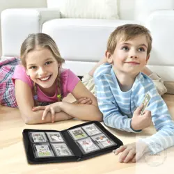 Toploader Binder Top Loader Card Storage Holds 96 Cards 4 Pocket Top Loader Card - Image 2