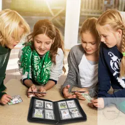 Toploader Binder Top Loader Card Storage Holds 96 Cards 4 Pocket Top Loader Card - Image 3