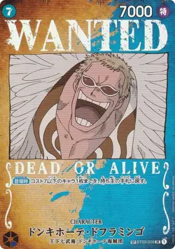 [SP] One Piece Card Game OP03/ST03-009 Don Quixote Doflamingo (SR Super Rare) Bo - Image 1
