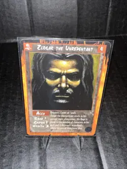 ZLOGAR THE UNREPENTANT : RAGE LEGACY CCG card, Werewolf White Wolf TCG, Ally bad - Image 1