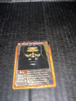 ZLOGAR THE UNREPENTANT : RAGE LEGACY CCG card, Werewolf White Wolf TCG, Ally bad - Image 2