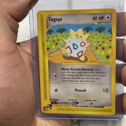 Pokemon Togepi Aquapolis 114/147 Vintage Nintendo Common LP+ E-Reader Card Vtg - Image 1