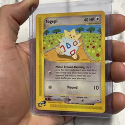 Pokemon Togepi Aquapolis 114/147 Vintage Nintendo Common LP+ E-Reader Card Vtg - Image 2