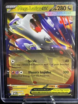 Mega Latias ex 011 Mega Evolutions Black Star Promo Pokemon Card - Image 1