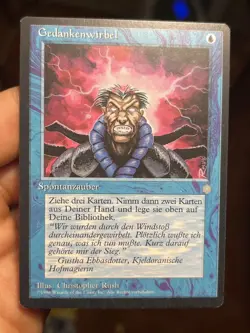 4x German Fbb Brainstorm • Unplayed / NM • Mtg (1620) - Image 4