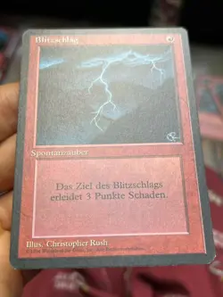 4x German FBB • Lightning Bolt • Unplayed / Mostly Clean • Mtg (1831) - Image 3