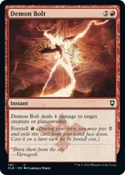Demon Bolt - Light Play MTG Commander Legends: Battle for Baldur's Gate - Image 1