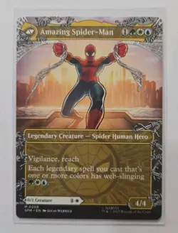 Peter Parker (M0208) (Borderless) Marvel's Spider-Man Regular MTG Magic - Image 2