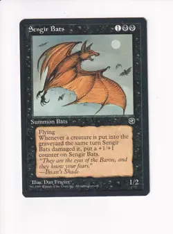 1995 MAGIC THE GATHERING MTG HOMELANDS SENGIR BATS (PH) - Image 1