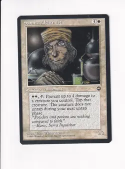 1995 MAGIC THE GATHERING MTG HOMELANDS SAMITE ALCHEMIST (PH) - Image 1