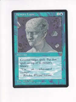 1995 MAGIC THE GATHERING MTG HOMELANDS MEMORY LAPSE (PH) - Image 1