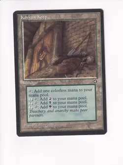 1995 MAGIC THE GATHERING MTG HOMELANDS KOSKUN KEEP (PH) - Image 1