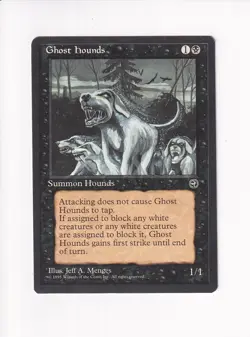 1995 MAGIC THE GATHERING MTG HOMELANDS GHOST HOUNDS (PH) - Image 1