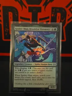 MTG Spider-Man, Brooklyn Visionary (115/314) Marvel's Spider-Man NM FOIL - Image 1