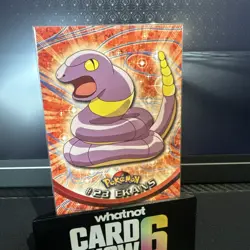 Topps Pokemon 23 Ekans Black Logo NM - Image 1