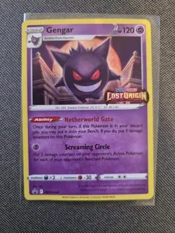 Pokemon Gengar - SWSH241 - Black Star Promo - Lost Origin Prerelease STAMP - NM - Image 1