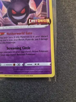 Pokemon Gengar - SWSH241 - Black Star Promo - Lost Origin Prerelease STAMP - NM - Image 4