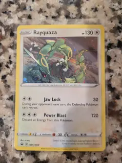 Rayquaza SWSH029 Cosmos Holo Pokemon Crown Zenith Sea And Sky Promo - Image 1