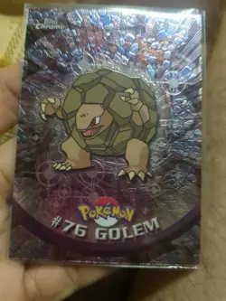 Pokemon Golem EX 76 topps Chrome - Image 2