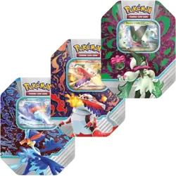 Pokemon Paldea Partners Tin - Meowscarada ex / Skeledirge ex / Quaquaval ex - Image 1