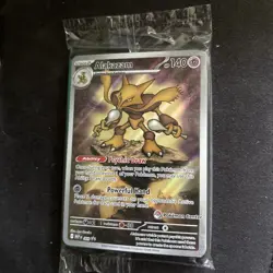 Alakazam 009 Pokemon Center Stamped Black Star Promo Mega Evolution SEALED - Image 1