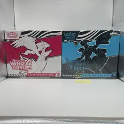 Pokemon Black Bolt & White Flare Elite Trainer Box Factory Sealed 2 Pack ETB #4 - Image 1