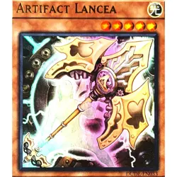 Yugioh ARTIFACT LANCEA - DUDE-EN033, 1st. Ed., Ultra Rare, See Pics/Descr. - Image 2