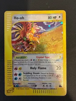 Pokemon Card-Ho-Oh-Skyridge-Holo-149/144-Crystal-ENG - Image 1