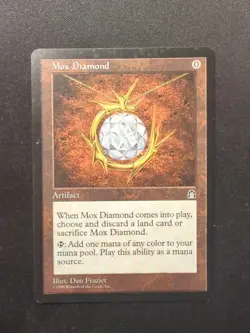 Mox Diamond - Stronghold, Lightly Played MTG card - Image 1