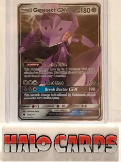 PACK FRESH Genesect GX 130/214 Holo Pokemon Card HF - Image 1
