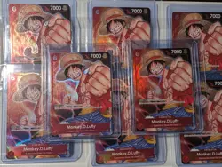 EXACT CARD PICTURD Monkey Luffy Card Games Fest Premium P-001 One Piece TCG Foil - Image 1