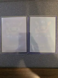 1x Mario & Luigi Pikachu Single Card Sleeve Bundle Pair Pokemon Center Japan - Image 2