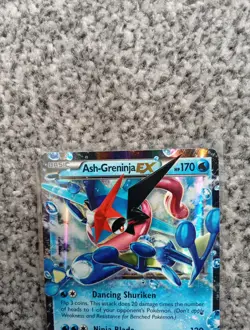 Pokemon Ash-Greninja EX Black Star Promo Holo Card TCG XY133 - Image 2