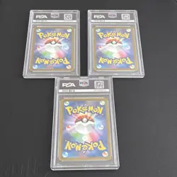 All PSA10 Pokemon Japanese Yu Nagaba Eevee Promo Card Set Of 3 - Image 5