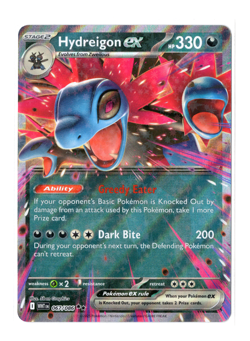 Hydreigon ex - 067/086 White Flare Ultra Rare Pokemon Card NM/M AUS - Image 1