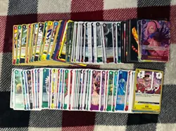 One Piece Card Lot With Holo Foil Storage Unit Find Wide Variety - Image 1