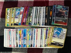 One Piece Card Lot With Holo Foil Storage Unit Find Wide Variety - Image 1