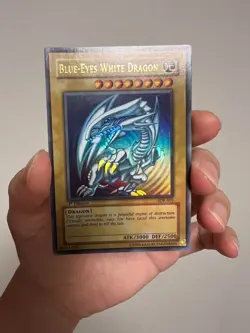 Blue-Eyes White Dragon SDK-001 1st Edition Ultra Rare Old Asian Yu-Gi-Oh Card - Image 2