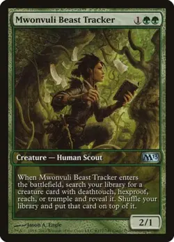 Mwonvuli Beast Tracker - Medium Play MTG Promos: Game Day and Store Championship - Image 1