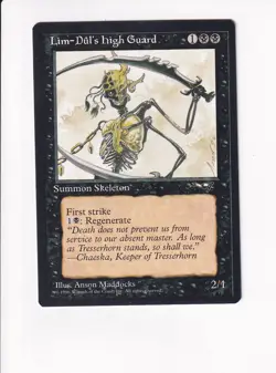 1995 MAGIC THE GATHERING MTG ALLIANCES LIM-DUL'S HIGH GUARD (PH) - Image 1