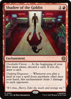 MTG magic 1x Shadow of the Goblin (M/NM) Marvel's Spider-Man - Image 1
